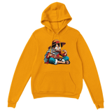 Luffy Eating Unisex Pullover Hoodie