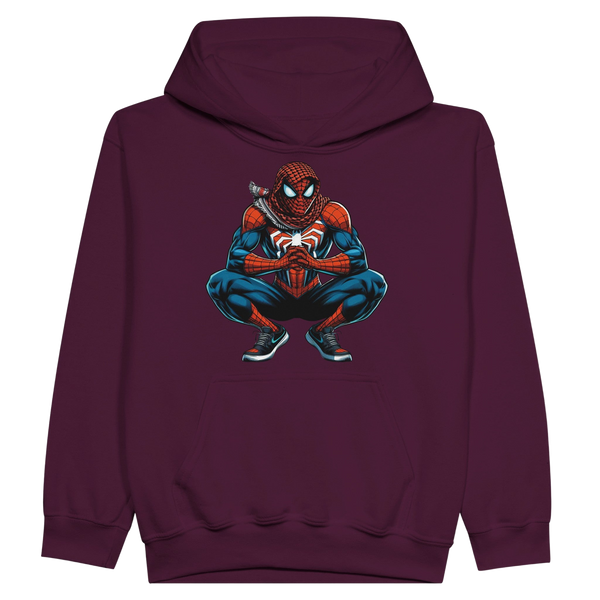 Spiderman Keffiyeh Suit Kids Pullover Hoodie