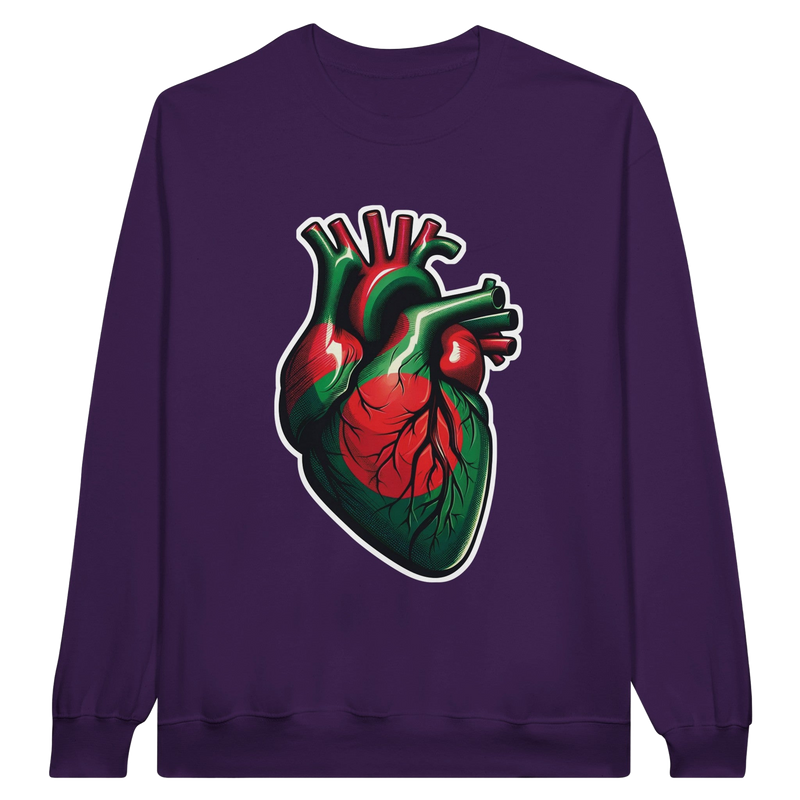 Bangladesh Heart Unisex Sweatshirt