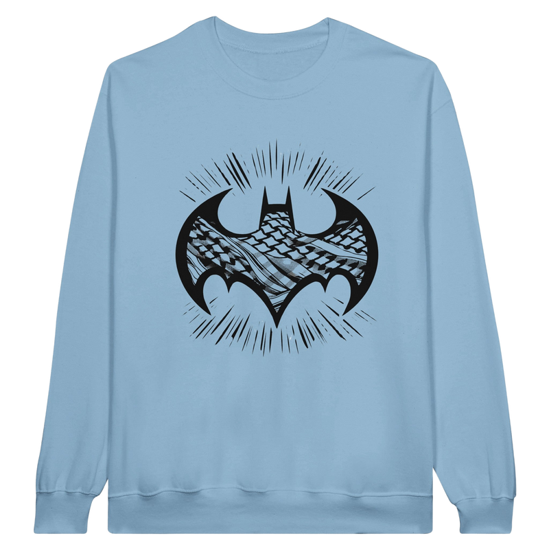 Batman Symbol W/Keffiyeh Crewneck Sweatshirt