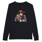 Luffy Eating Unisex Long Sleeve T-shirt