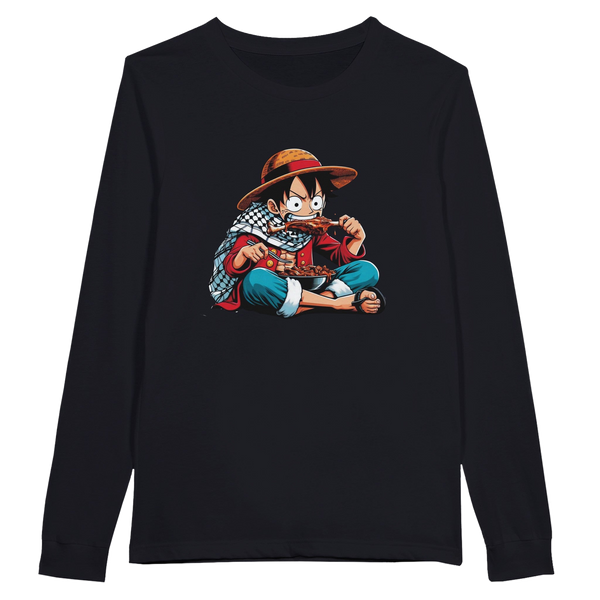 Luffy Eating Unisex Long Sleeve T-shirt