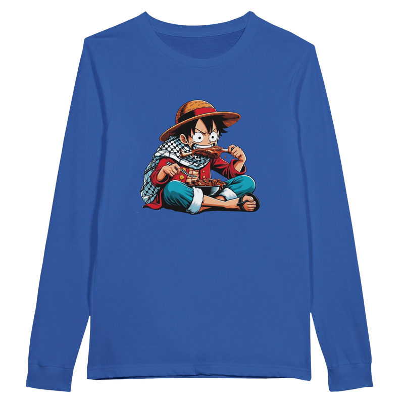 Luffy Eating Unisex Long Sleeve T-shirt