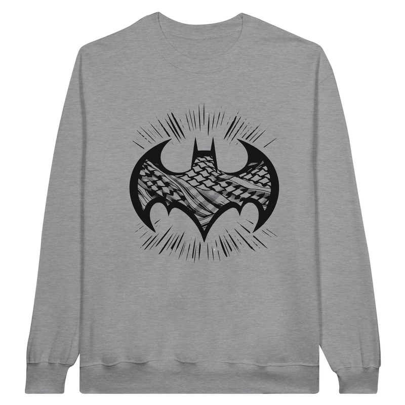 Batman Symbol W/Keffiyeh Crewneck Sweatshirt