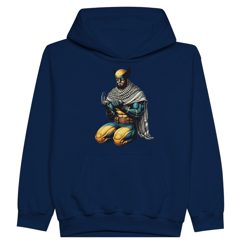 Wolverine W/ Keffiyeh Kids Pullover Hoodie