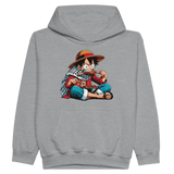 Luffy Eating Kids Pullover Hoodie