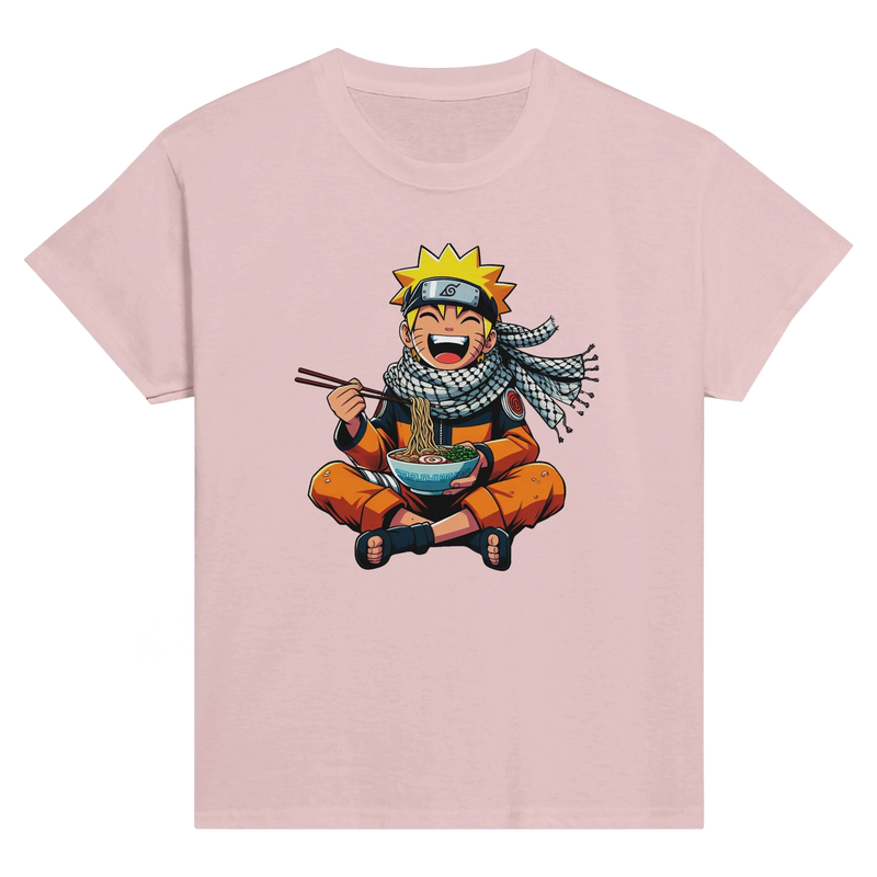 Naruto Eating Ramen Kids Crewneck T-shirt