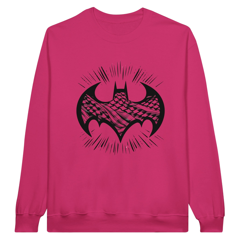 Batman Symbol W/Keffiyeh Crewneck Sweatshirt