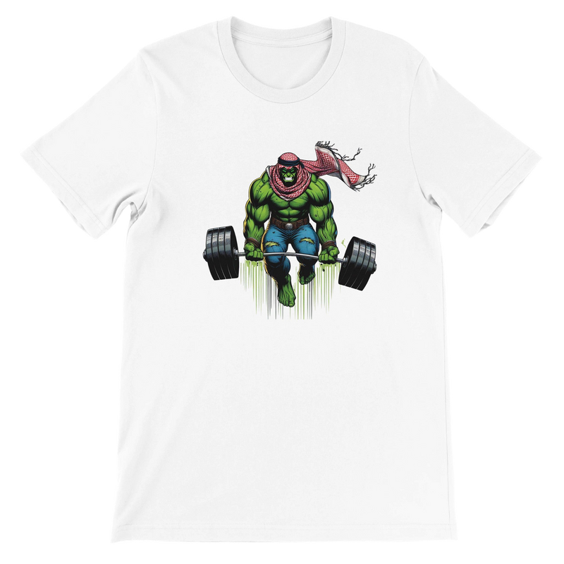 Hulk W/ Keffiyeh Deadlifting Unisex T-shirt