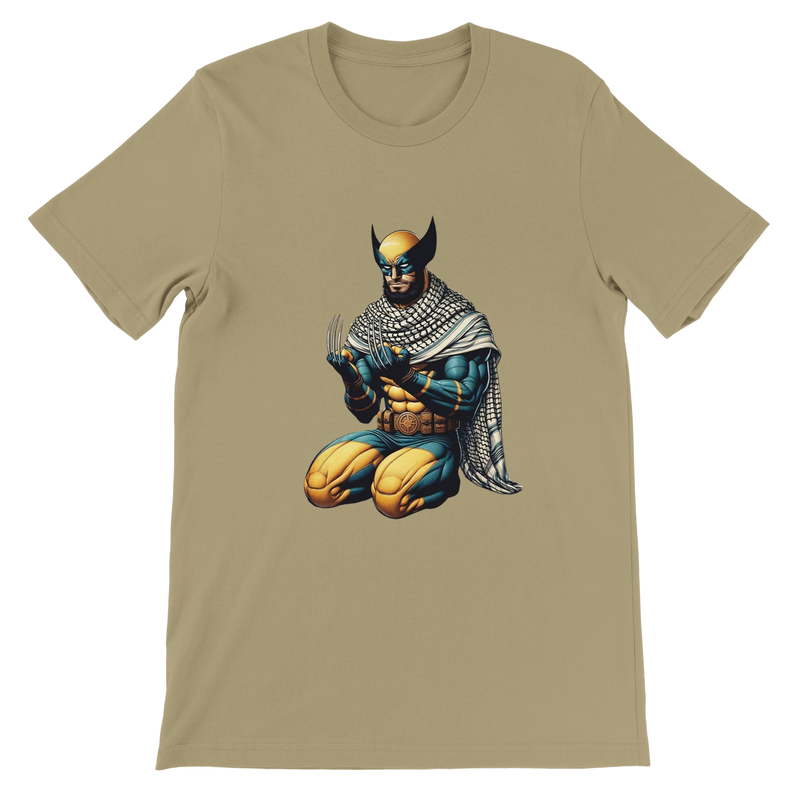 Wolverine W/Keffiyeh Premium Unisex Crewneck T-shirt