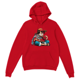 Luffy Eating Unisex Pullover Hoodie