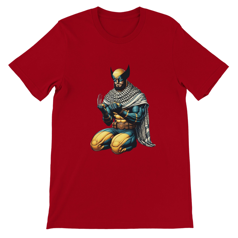 Wolverine W/Keffiyeh Premium Unisex Crewneck T-shirt