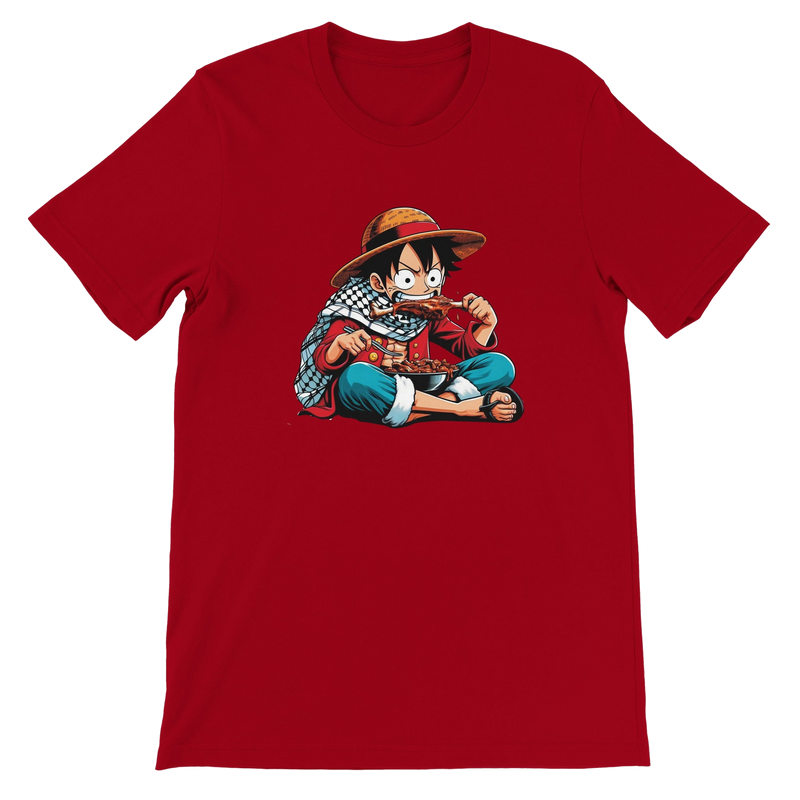 Luffy Eating Unisex Crewneck T-shirt