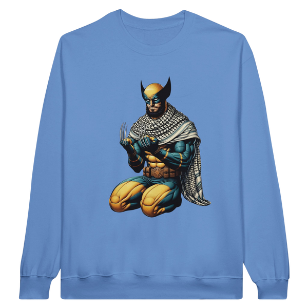 Wolverine W/ Keffiyeh Classic Unisex Crewneck Sweatshirt