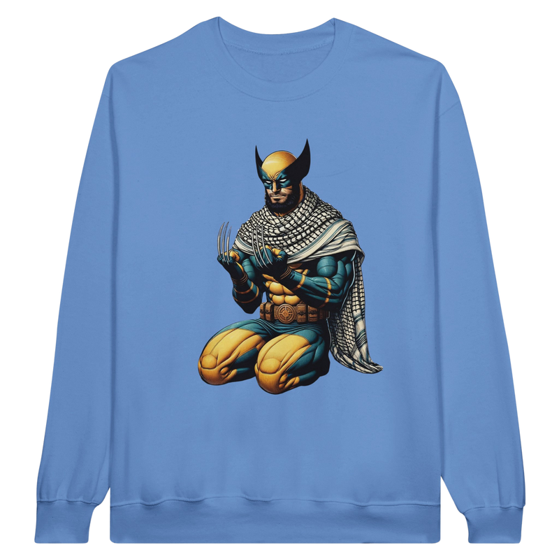 Wolverine W/ Keffiyeh Classic Unisex Crewneck Sweatshirt