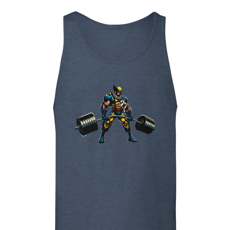 Wolverine W/Keffiyeh Deadlifting Unisex Tank Top