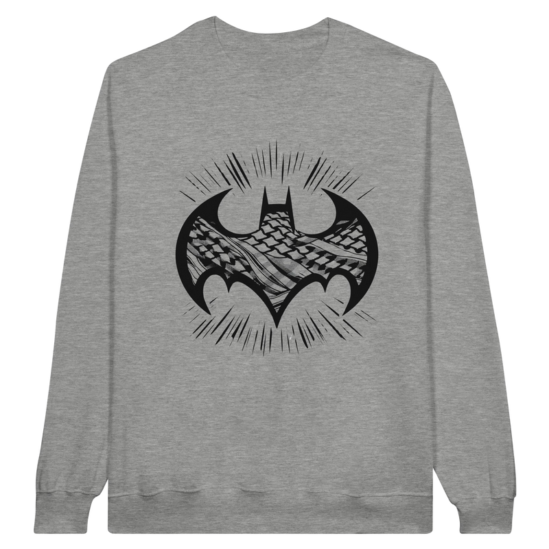 Batman Symbol W/Keffiyeh Crewneck Sweatshirt