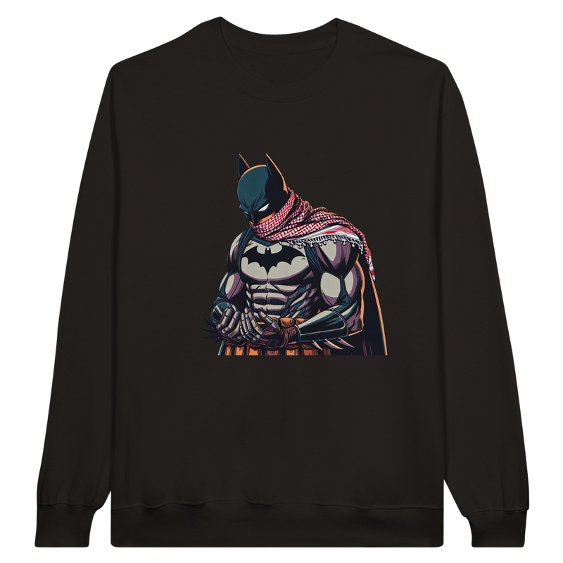 Batman w/ Keffiyeh Unisex Crewneck Sweatshirt