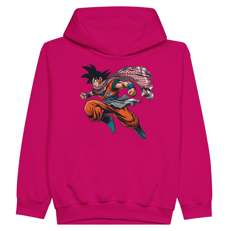 Goku W/Keffiyeh Kids Pullover Hoodie