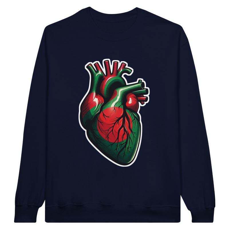 Bangladesh Heart Unisex Sweatshirt