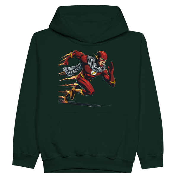 The Flash W/ Keffiyeh Kids Hoodie