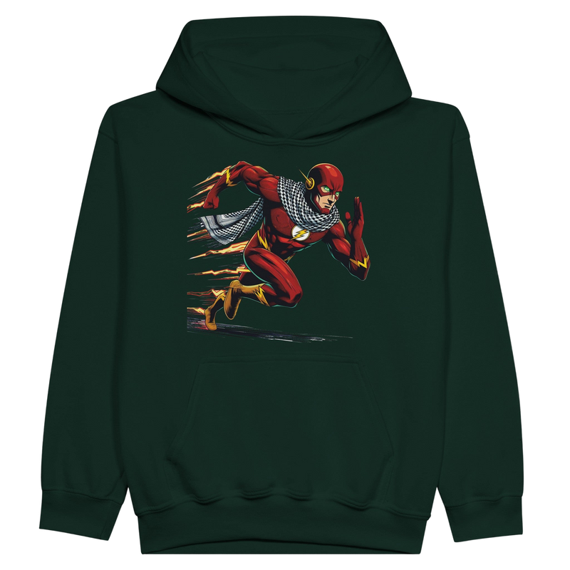 The Flash W/ Keffiyeh Kids Hoodie