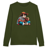 Luffy Eating Unisex Long Sleeve T-shirt