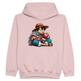 Luffy Eating Kids Pullover Hoodie