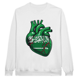 Saudi Arabia Heart Unisex Sweatshirt