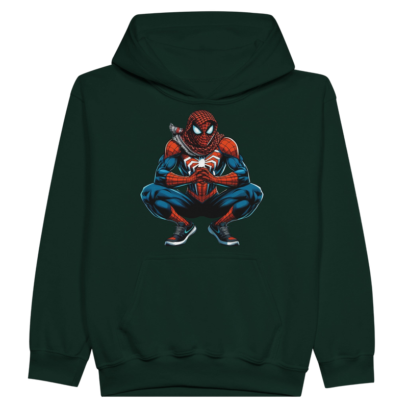 Spiderman Keffiyeh Suit Kids Pullover Hoodie