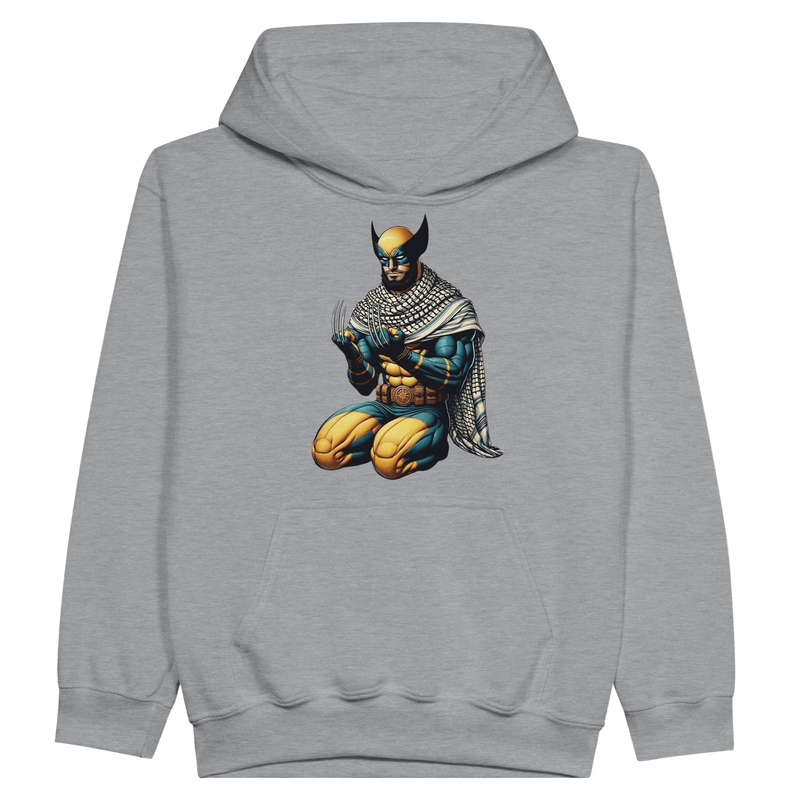 Wolverine W/ Keffiyeh Kids Pullover Hoodie