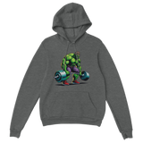 Hulk W/Kufi Deadlifting Premium Unisex Pullover Hoodie