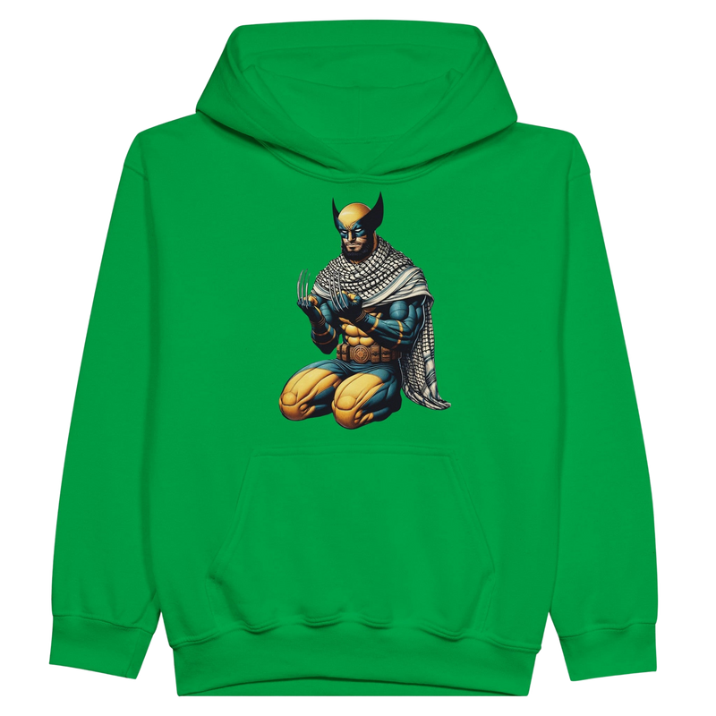 Wolverine W/ Keffiyeh Kids Pullover Hoodie