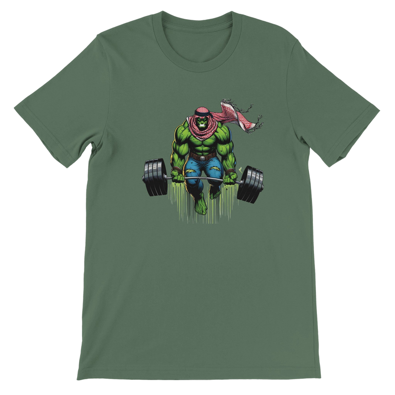 Hulk W/ Keffiyeh Deadlifting Unisex T-shirt