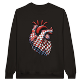 Keffiyeh Heart Unisex Sweatshirt