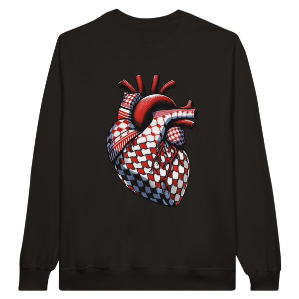 Keffiyeh Heart Unisex Sweatshirt