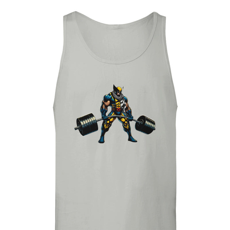 Wolverine W/Keffiyeh Deadlifting Unisex Tank Top