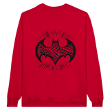 Batman Symbol W/Keffiyeh Crewneck Sweatshirt