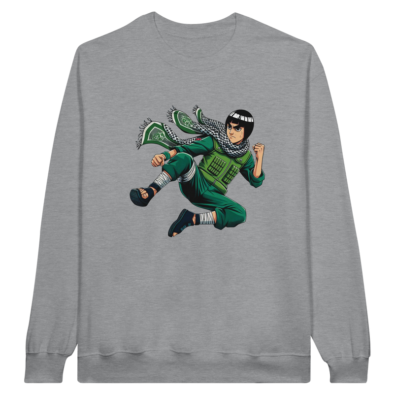 Rock Lee W/Keffiyeh Classic Unisex Crewneck Sweatshirt