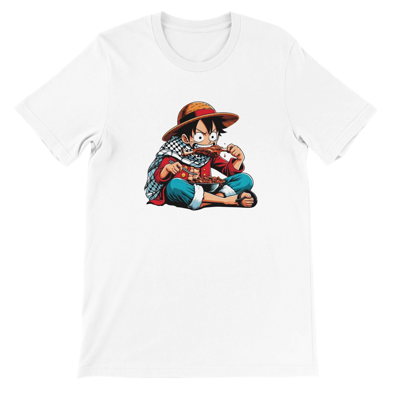 Luffy Eating Unisex Crewneck T-shirt