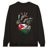 Palestine Heart Unisex Sweatshirt