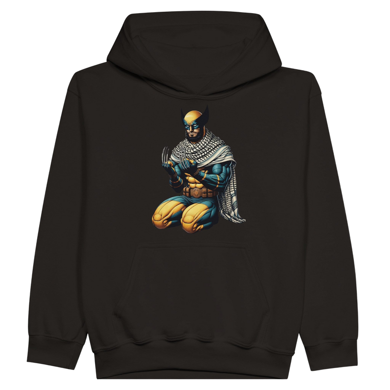 Wolverine W/ Keffiyeh Kids Pullover Hoodie