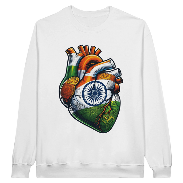 India Heart Unisex Sweatshirt