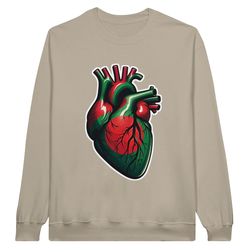 Bangladesh Heart Unisex Sweatshirt