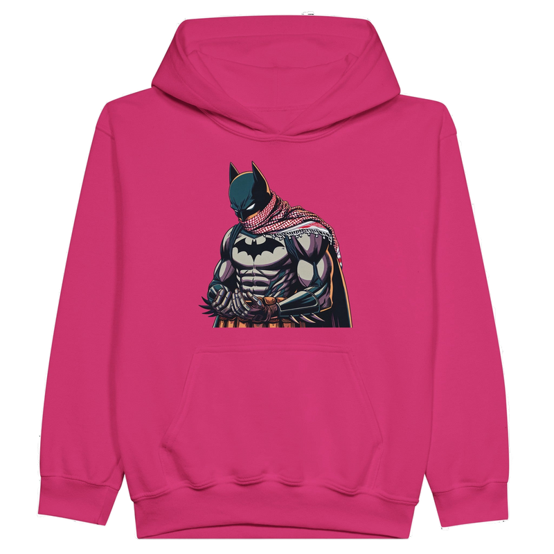 Batman Dua W/ Keffiyeh Kids Hoodie