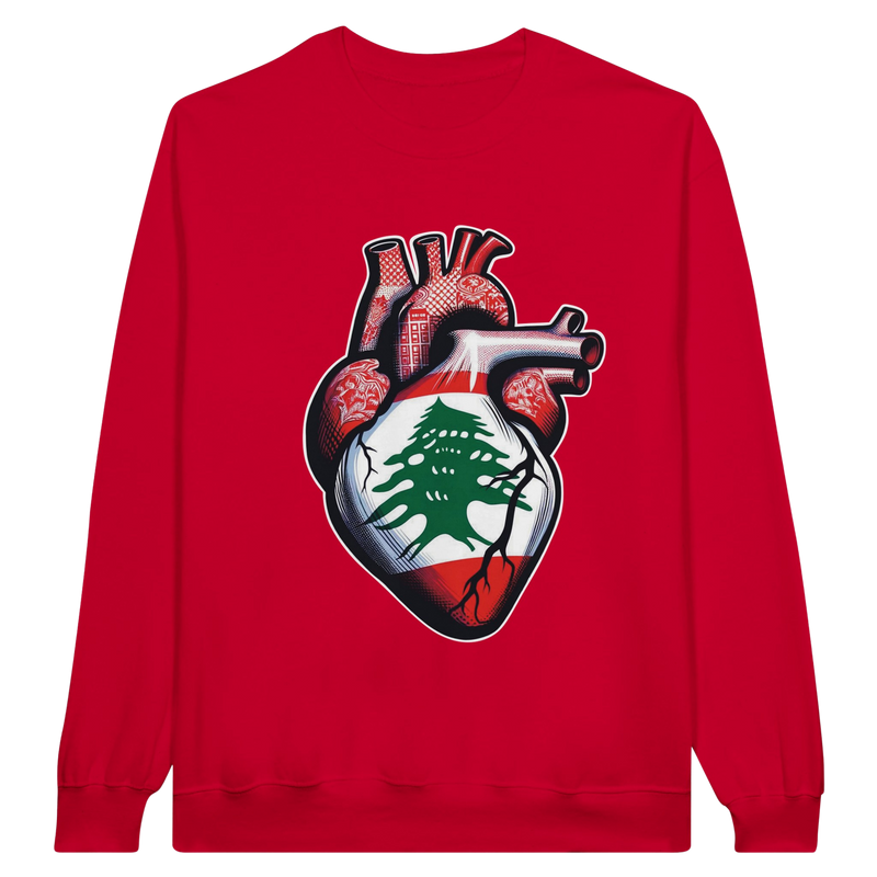 Lebanon Heart Unisex Sweatshirt