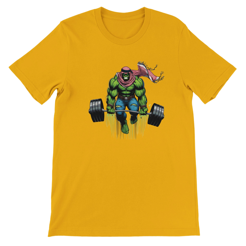 Hulk W/ Keffiyeh Deadlifting Unisex T-shirt