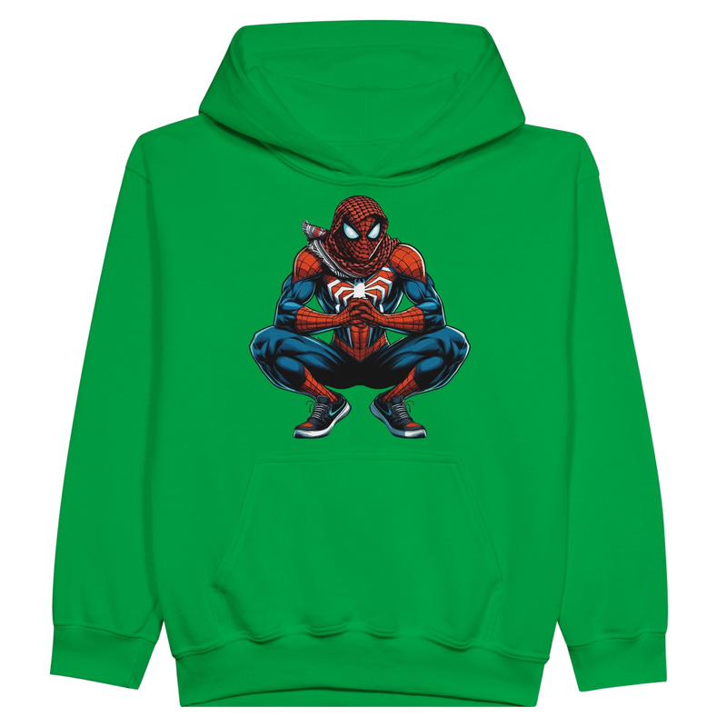 Spiderman Keffiyeh Suit Kids Pullover Hoodie