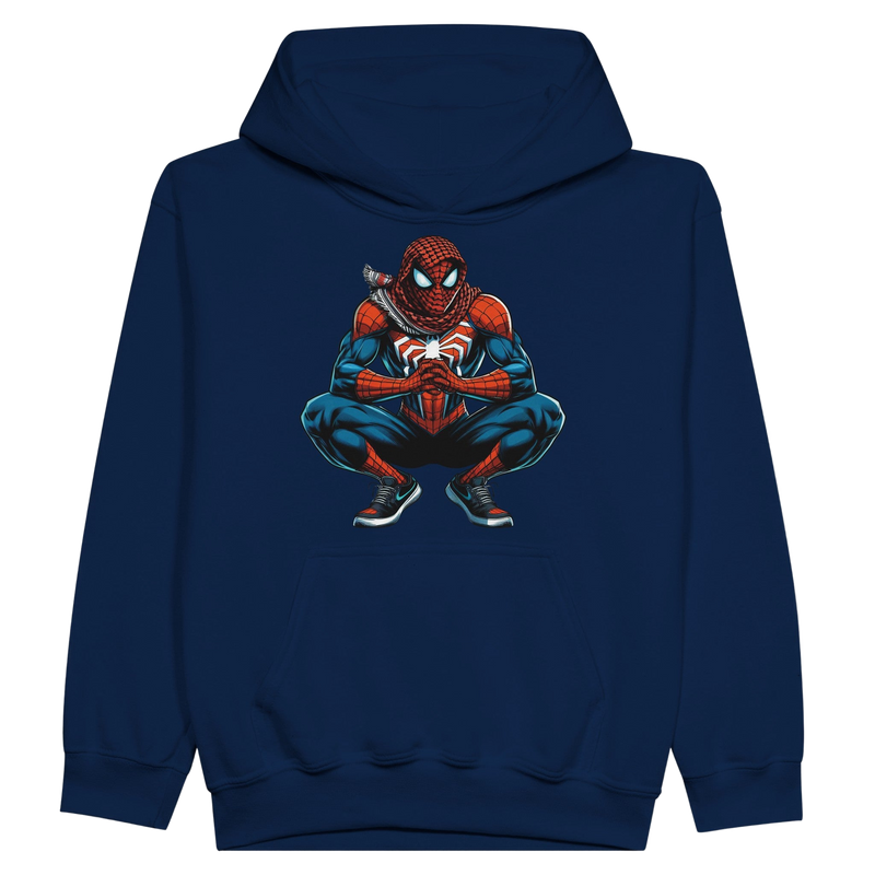 Spiderman Keffiyeh Suit Kids Pullover Hoodie