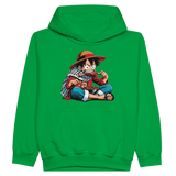 Luffy Eating Kids Pullover Hoodie